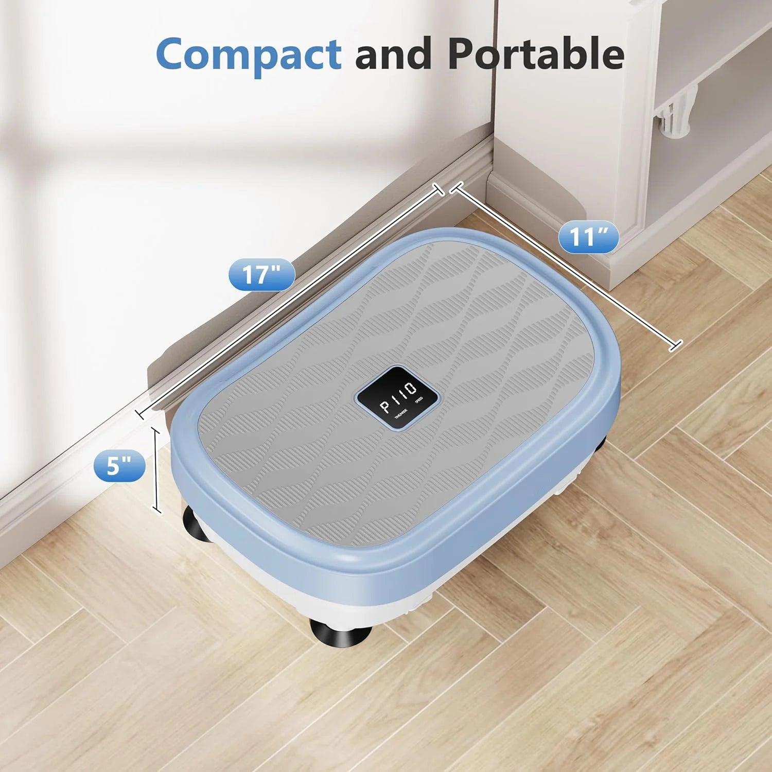 Vibration Platform Machine, Full Body Workout Vibration Fitness Platform, with Loop Bands & Remote