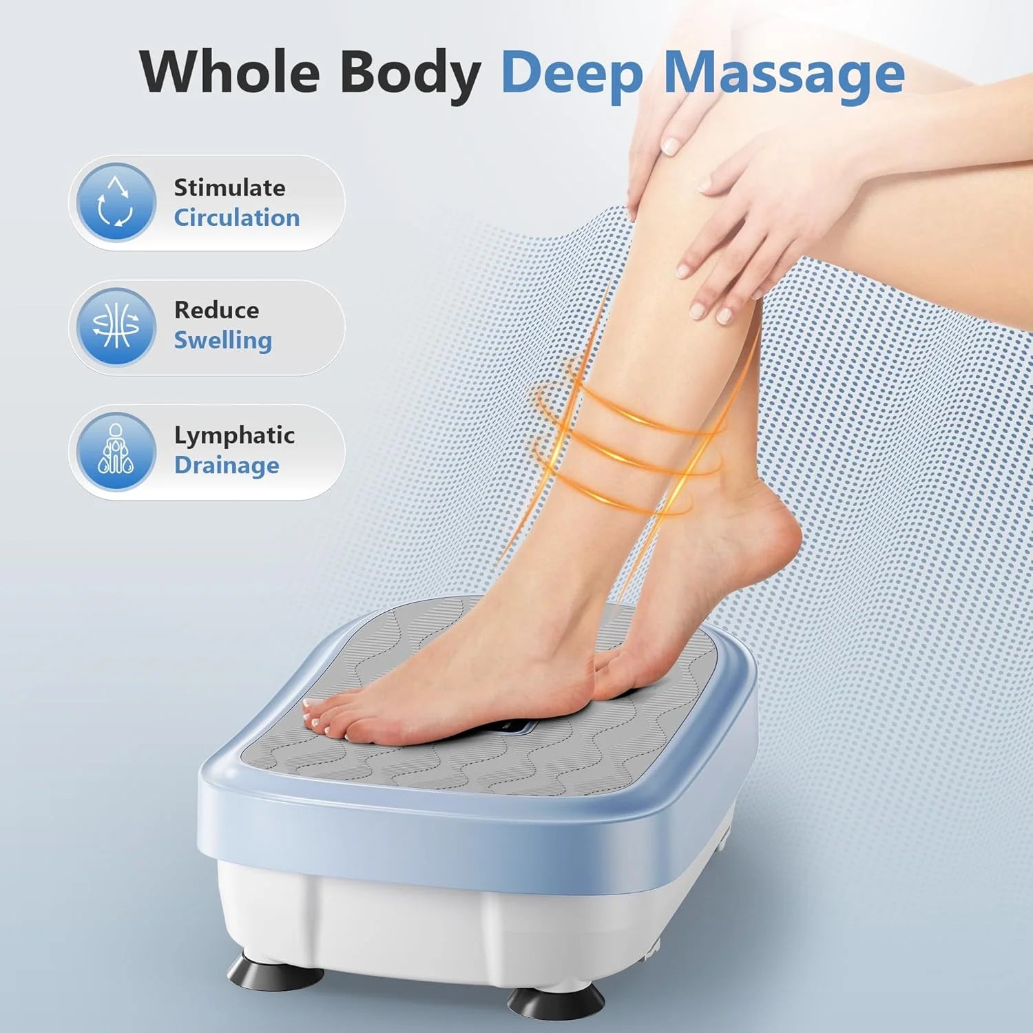 Vibration Platform Machine, Full Body Workout Vibration Fitness Platform, with Loop Bands & Remote